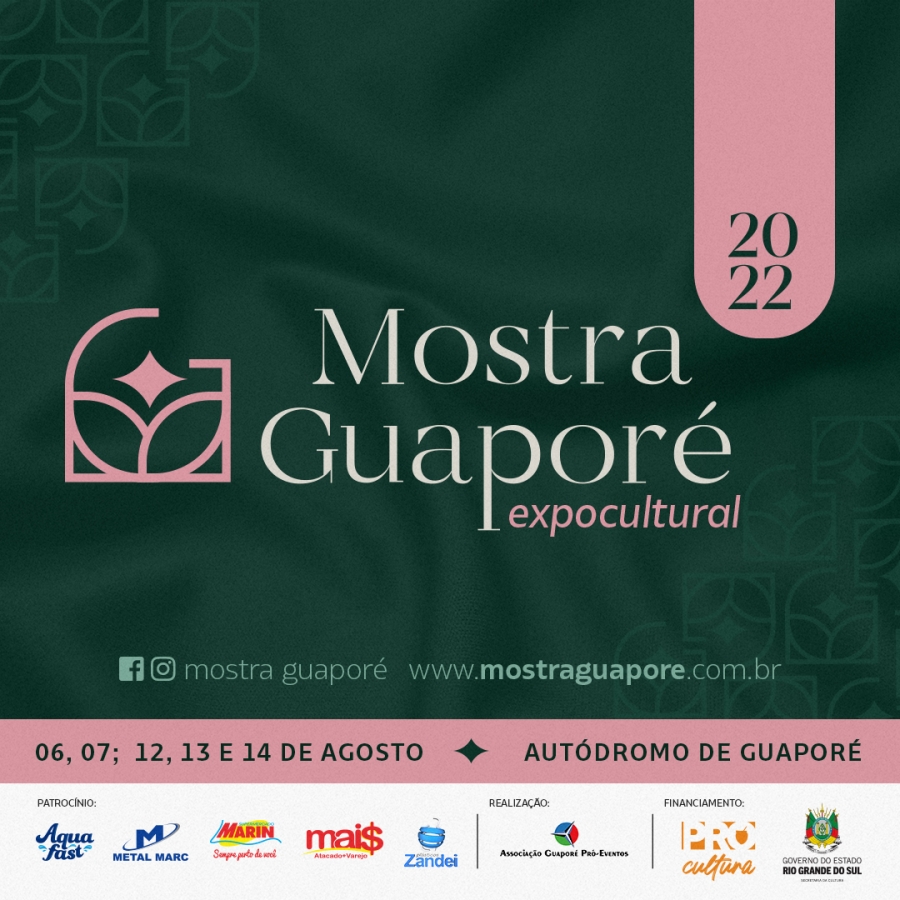 Diversas atrações culturais estarão na Mostra Guaporé 2022